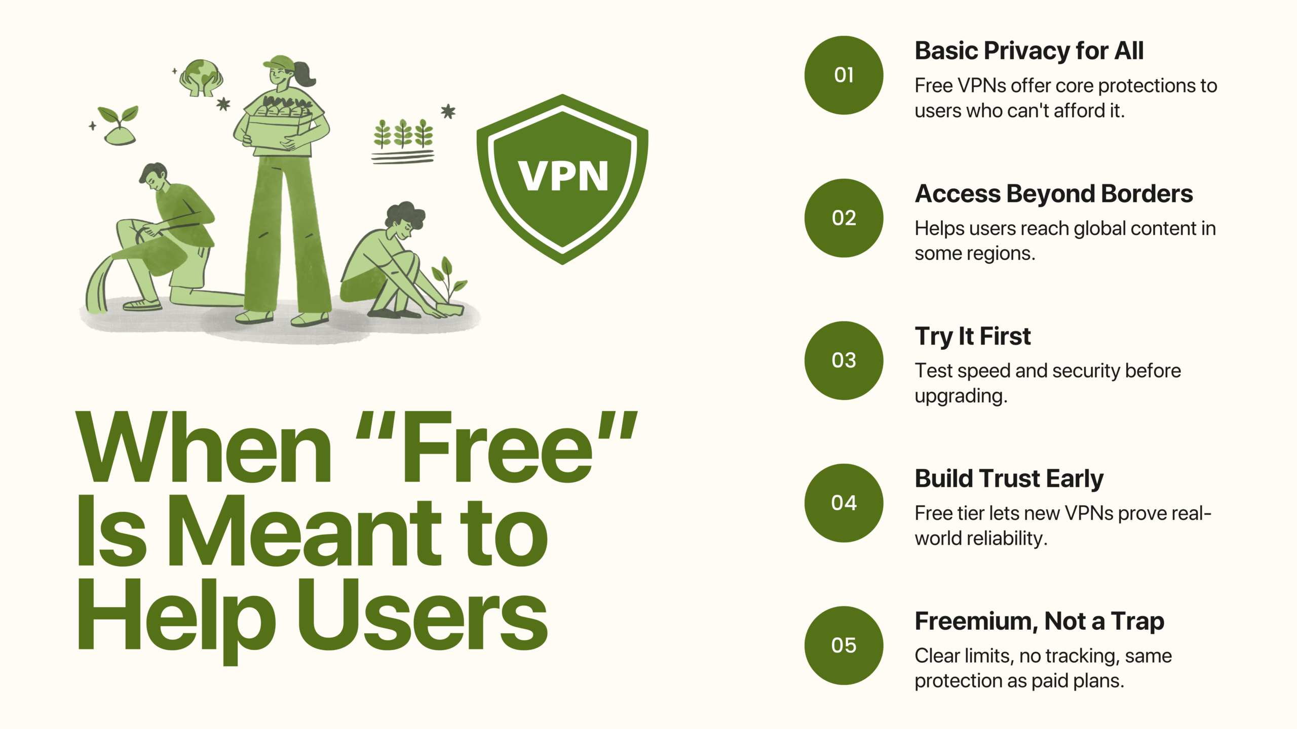 The Positive Side: When “Free” Is Meant to Help Users