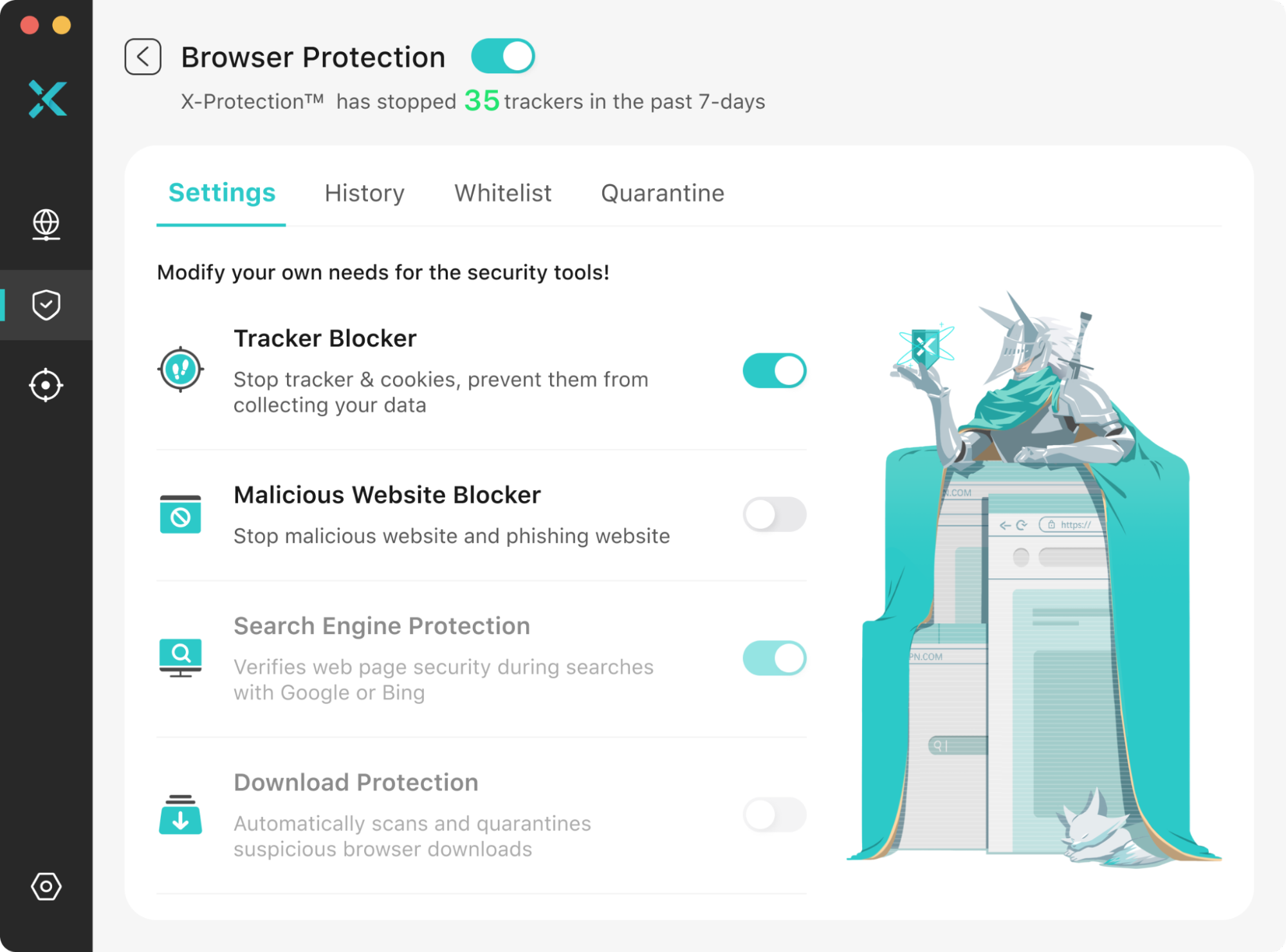 xvpn browser protection