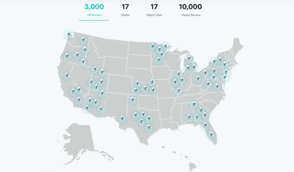 the server network of xvpn