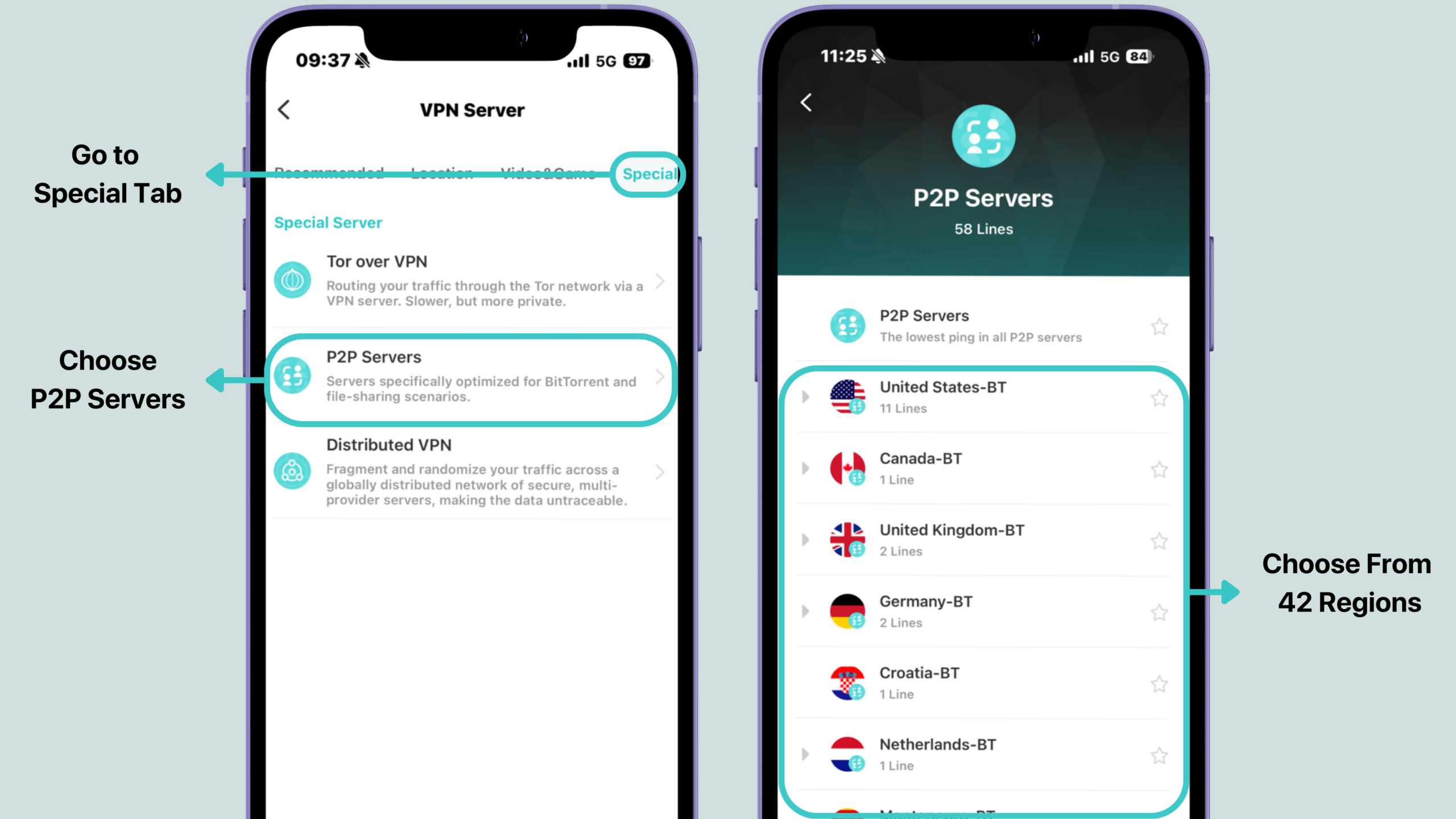 How to use P2P servers