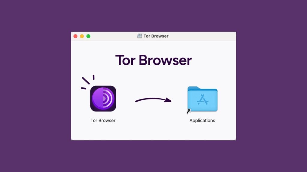 Install and Open tor browser