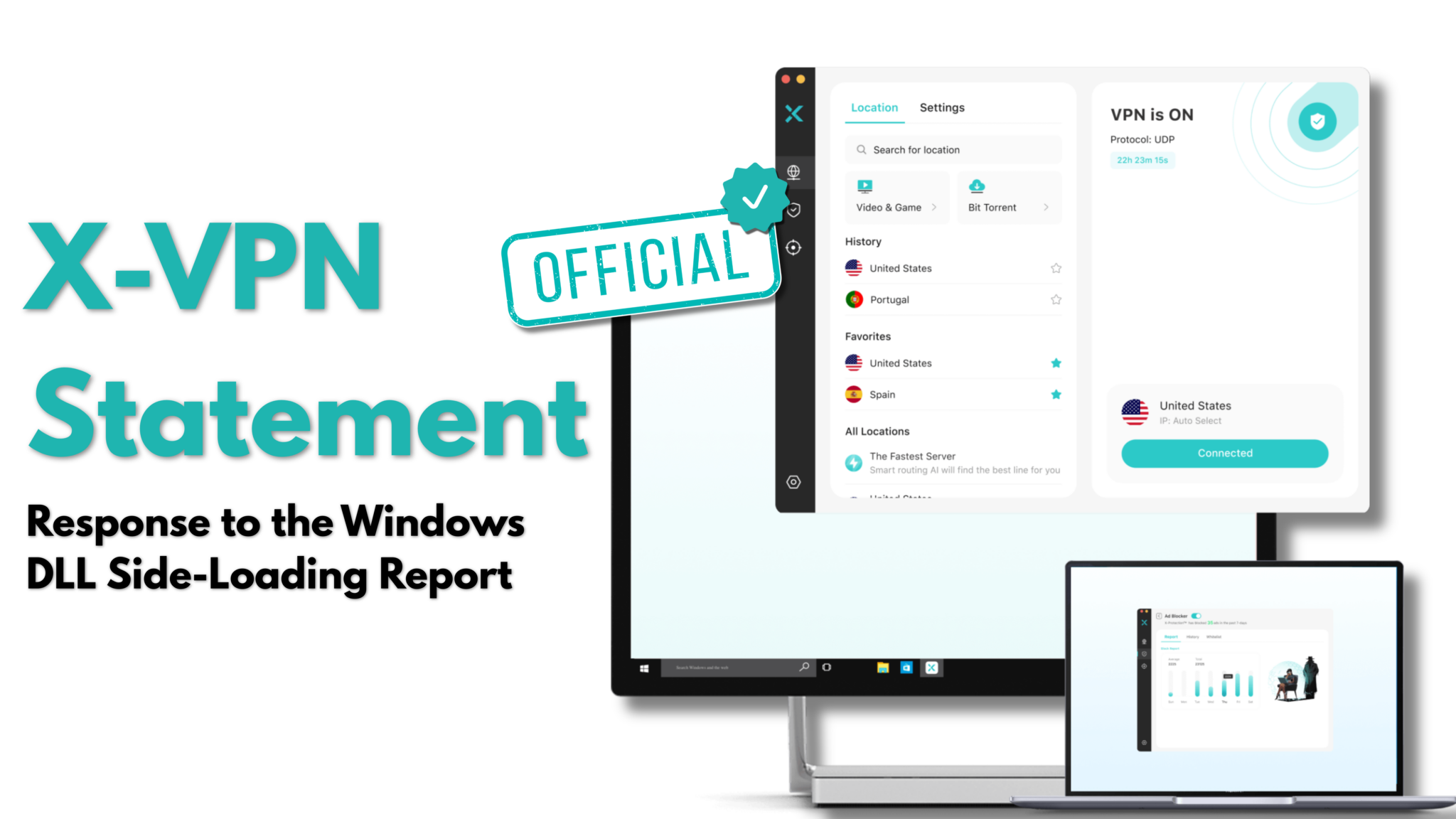 Official Statement: X-VPN's Response to the Windows DLL Side-Loading Report