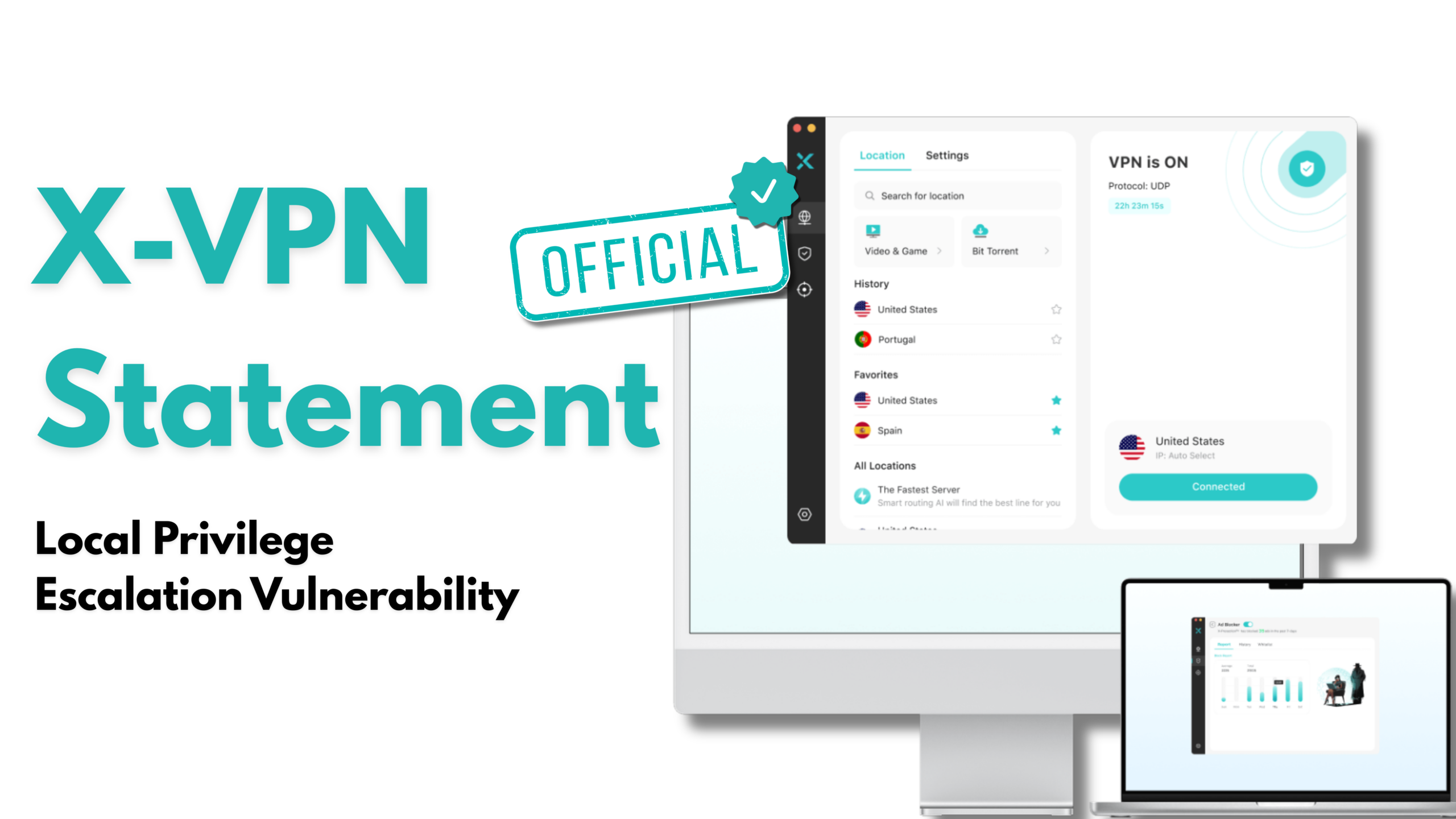 Official Statement: X-VPN Has Fixed a Local Privilege Escalation Vulnerability