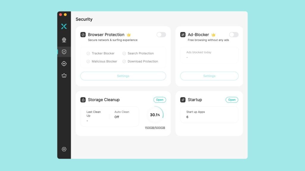 xvpn interface, security tools