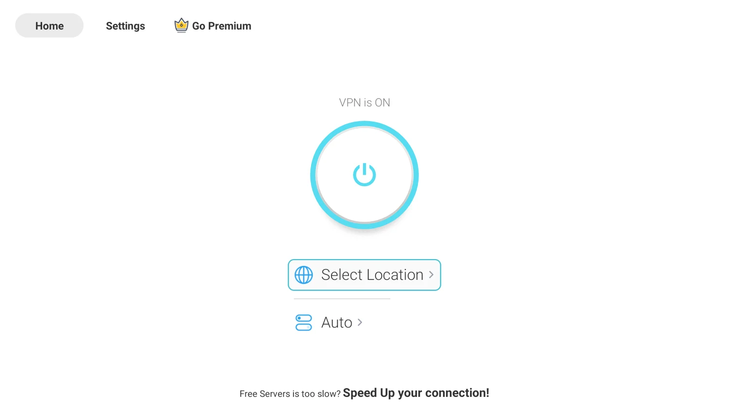 Hit Quick Connect to protect your connection.