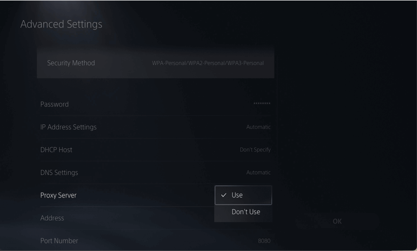 Allow VPN connection