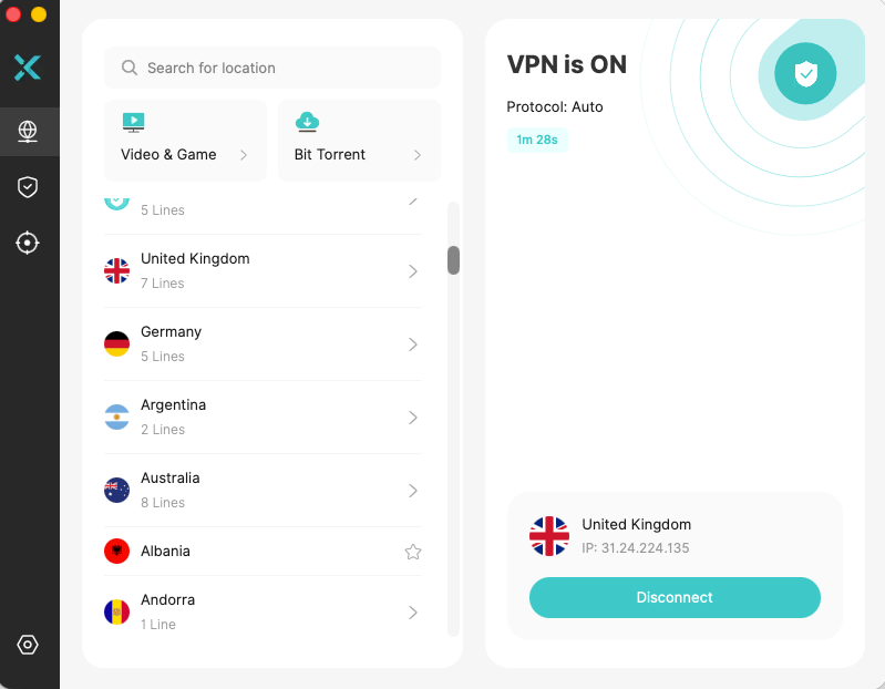 Enabling the VPN to establish a secure tunnel.