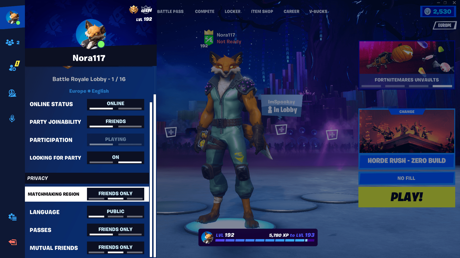 Fortnite Matchmaking Region