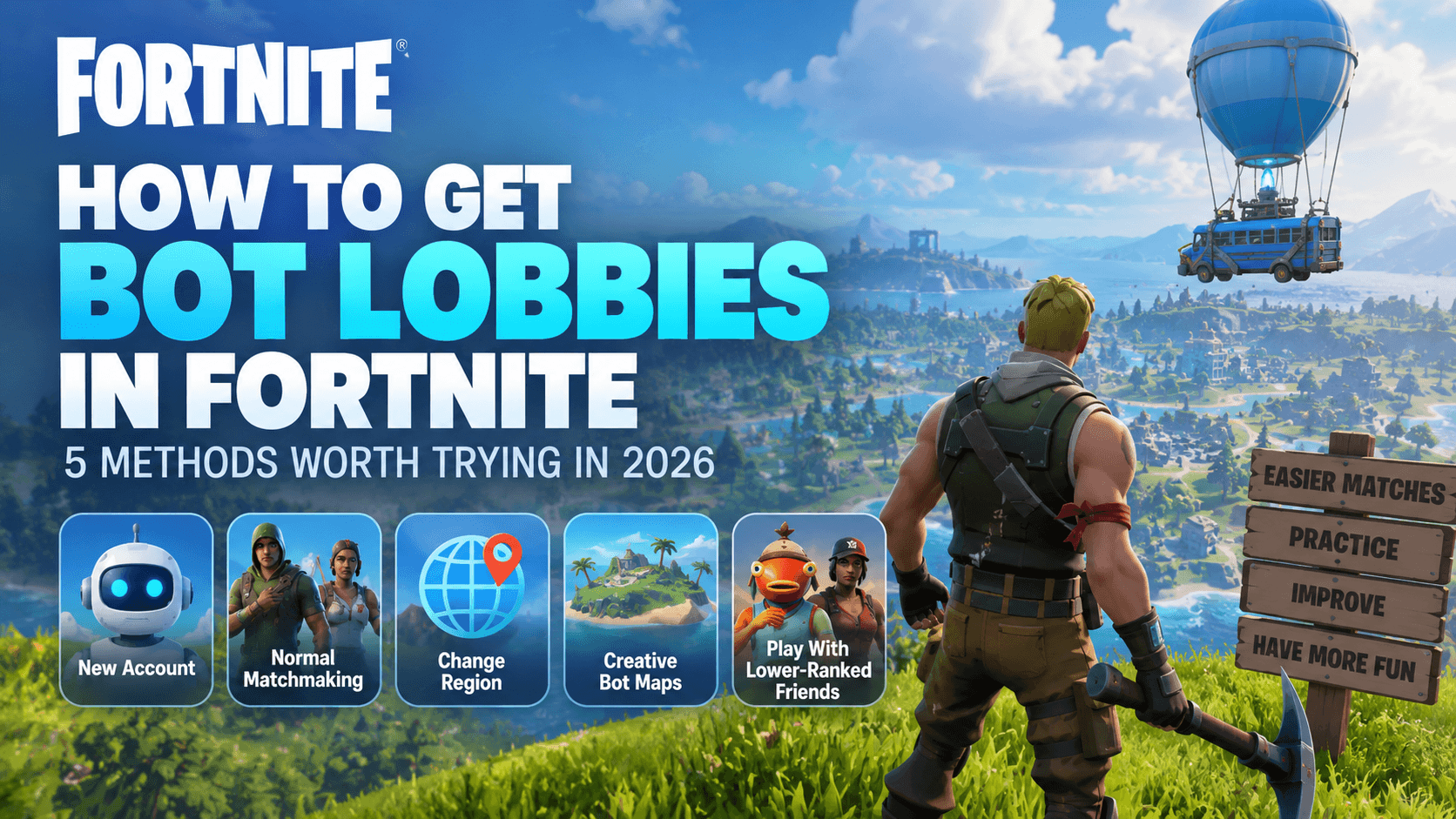How to Get Bot Lobbies in Fortnite