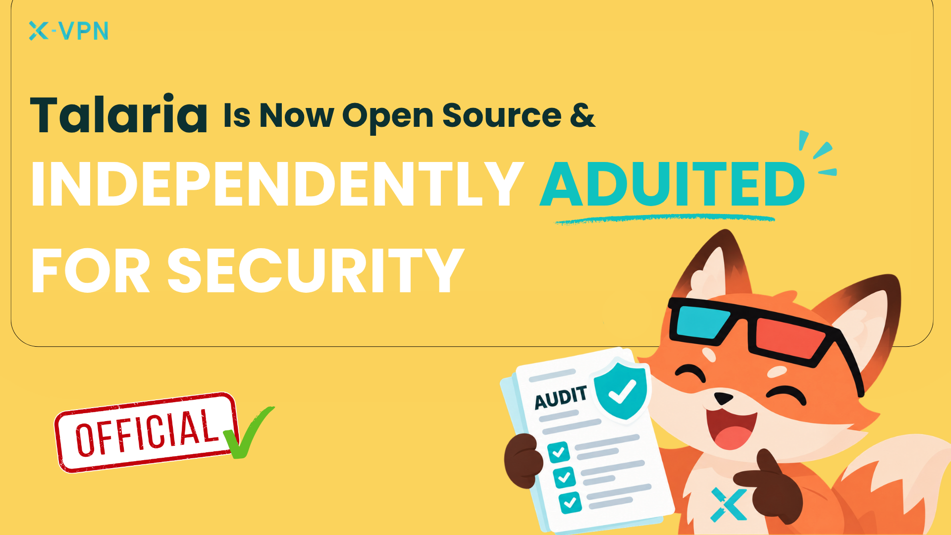 talaria: open source and independently audited for security