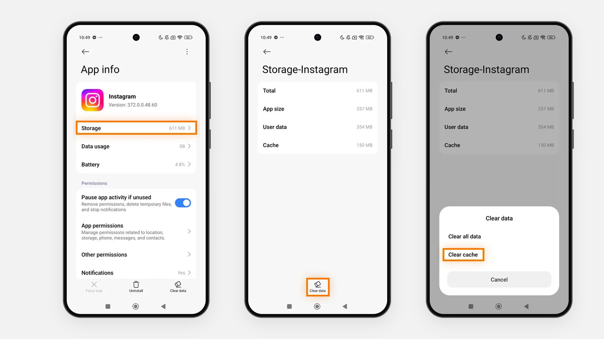 Steps to Clear Instagram Cache on Android